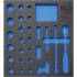 Insert de Servante d Atelier 2/3 Vide - 37,4 x 4,7 x 40,2 cm - Compatible Art. 4053 - Organisation et Praticité - D-Work