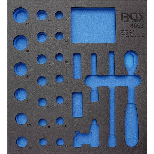 Insert de Servante d Atelier 2/3 Vide - 37,4x4,7x40,2 cm - Compatible Art. 4053 - Organisation et Praticité - BGS