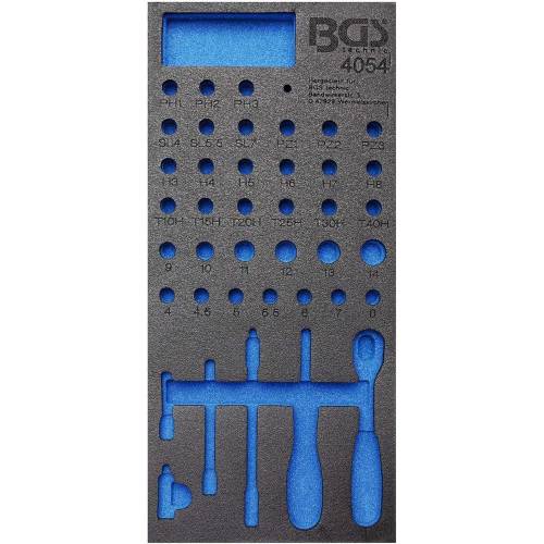 Insert de Servante d Atelier 1/3 Vide - 196x40x407 mm - Compatible Servante 4054 - Organisation et Praticité - BGS