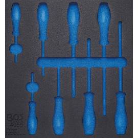 Insert de Servante d Atelier 2/3 Vide - Dimensions 38x4,1x41,2 cm - Compatible Servante 4055 - Organisation et Praticité - BGS