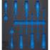 Insert de Servante d Atelier 2/3 Vide - Dimensions 38x4,1x41,2 cm - Compatible Servante 4055 - Organisation et Praticité - BGS