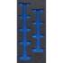 Insert de Servante d Atelier 1/3 Vide - 19 x 3.5 x 40.5 cm - Compatible Servante 4057 - Organisation et Gain de Place - D-Work