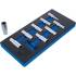 Insert de Servante d Atelier 1/3 Vide - 19 x 3.5 x 40.5 cm - Compatible Servante 4057 - Organisation et Gain de Place - D-Work