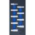 Insert de Servante d Atelier 1/3 Vide - 19 x 3.5 x 40.5 cm - Compatible Servante 4057 - Organisation et Gain de Place - D-Work