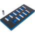Insert de Servante d Atelier 1/3 - Douilles Six Pans Longues 8-19 mm - 11 pcs - Précision et Polyvalence - D-Work