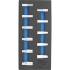 Insert de Servante d Atelier 1/3 - Douilles Six Pans Longues 8-19 mm - 11 pcs - Précision et Polyvalence - D-Work
