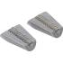 Paire de Mâchoires de Rechange Art. 406 - 7,6x0,6x8,4 cm - Acier Résistant - Remplacement Pratique et Durable - BGS