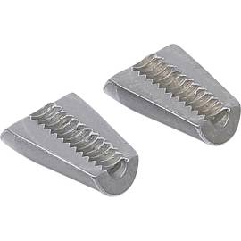 Paire de Mâchoires de Rechange Art. 406 - 7,6 x 0,6 x 8,4 cm - Acier Résistant - Remplacement Pratique et Durable - D-Work