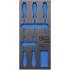 Insert de Servante d Atelier 1/3 Vide - 19,7x4,4x40,6 cm - Compatible Art. 4076 - Organisation et Praticité - BGS
