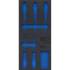 Insert de Servante d Atelier 1/3 Vide - 19,7x4,4x40,6 cm - Compatible Art. 4076 - Organisation et Praticité - BGS