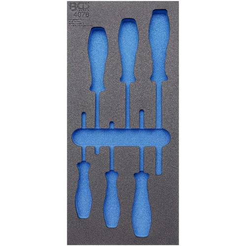 Insert de Servante d Atelier 1/3 Vide - 19,5x3,7x40,3 cm - Compatible Art. 4078 - Organisation et Praticité - BGS