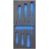 Insert de Servante d Atelier 1/3 Vide - 19,5x3,7x40,3 cm - Compatible Art. 4078 - Organisation et Praticité - BGS