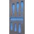 Insert de Servante d Atelier 1/3 - 6 pcs Tournevis Profil T (Torx) - Organisation et Accessibilité Optimales - D-Work