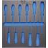 Insert de Servante d Atelier 2/3 Vide - Dimensions 37,9x4,2x41,3 cm - Compatible Servante 4079 - Organisation et Praticité - BGS