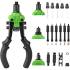 Pince pour Écrous Rivets Bras L. M3 - M10 - Acier, Précision et Robustesse, Pro - D-Work