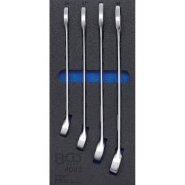 Insert de Servante d Atelier 1/3 - Jeu de 4 Clés Mixtes 24-32 mm - Acier Résistant - Précision et Durabilité - BGS