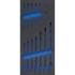 Insert de Servante d Atelier 1/3 Vide - 19,8x4,5x40,8 cm - Compatible Servante 4082 - Organisation Optimale - BGS