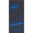 Insert de Servante d Atelier 1/3 Vide - 19,8x4,5x40,8 cm - Compatible Servante 4082 - Organisation Optimale - BGS