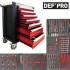 Insert de Servante d Atelier 1/3 Vide - 19,8 x 4,5 x 40,8 cm - Compatible Servante 4082 - Organisation Optimale - D-Work
