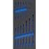 Insert de Servante d Atelier 1/3 Vide - 19,8x4,5x40,8 cm - Compatible Servante 4082 - Organisation Optimale - BGS
