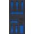 Insert de Servante d Atelier 1/3 Vide - 20,3x6x43,1 cm - Compatible Art. 4083 - Organisation et Praticité - BGS