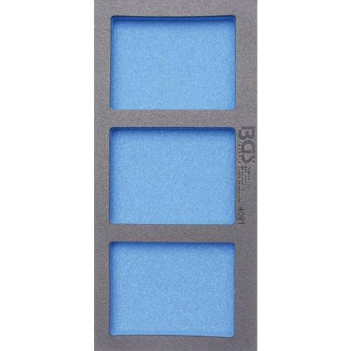 Insert de Servante d Atelier 1/3 Vide 3 Tablettes - 408x189x32 mm - Organisation et Rangement Efficace - BGS