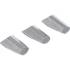 Mâchoires de Rechange pour Art. 409 - 7,1 x 0,5 x 8,6 cm - Pièce de Rechange Précise et Durable - D-Work