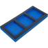 Insert de Servante d Atelier 1/3 Vide 3 Tablettes - 408x189x32 mm - Organisation et Rangement Efficace - BGS