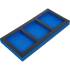 Insert de Servante d Atelier 1/3 Vide 3 Tablettes - 408 x 189 x 32 mm - Organisation et Rangement Efficace - D-Work