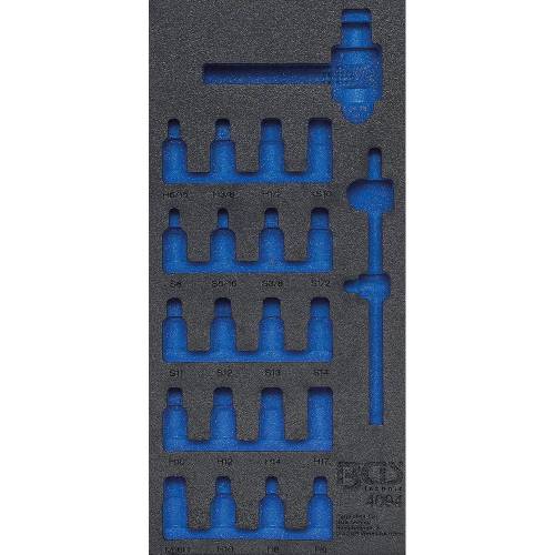 Insert de Servante d Atelier 1/3 Vide - 194x37x410 mm - Compatible Art. 4094 - Organisation et Praticité - BGS