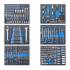 Insert de Servante d Atelier 1/3 - Jeu de 49 Embouts Assortis - Organisation et Accessibilité Optimale - BGS