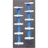 Insert de Servante d Atelier 1/3 - 10 Douilles Longues 12,5 mm (1/2) Six Pans - Acier Résistant - Organisation - D-Work