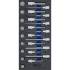 Insert de Servante d Atelier 1/3 - 10 Douilles Longues 12,5 mm (1/2 ) Six Pans - Acier Résistant - Organisation et Accessi - BGS