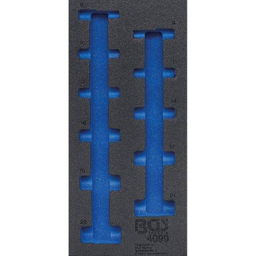 Insert de Servante d Atelier 1/3 Vide - 20 x 3.7 x 41.3 cm - Polypropylène Robuste - Organisation et Rangement Efficace - D-Work
