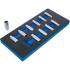 Insert de Servante d Atelier 1/3 - 11 pcs Douilles Longues 10 mm (3/8) Six Pans - Organisation et Accessibilité - D-Work