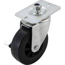 Roulette de Direction pour Servante d Atelier - 106 x 86 x 151 mm - Acier et Caoutchouc - Maniabilité et Robustesse - D-Work