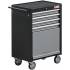 Servante d Atelier 2 Tiroirs 46x42x77 cm - Tablette d Extension Horizontale - Mobilier Robuste et Pratique - BGS