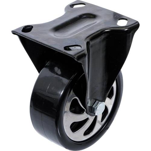 Roue Fixe avec Plaque de Montage - 127 x 105 x 169 mm - Compatible Art. 4107, 4204, 4205, 4206, 4199 - Robustesse e - D-Work