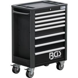 Servante d Atelier 8 Tiroirs - 512x1000x760 mm - Acier Robuste, Vide - Organisation et Mobilité Optimales - BGS