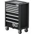 Servante d Atelier 8 Tiroirs - 512x1000x760 mm - Acier Robuste, Vide - Organisation et Mobilité Optimales - BGS