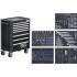 Servante d Atelier Profil Standard 8 Tiroirs - 234 Outils Complets - Organisation et Efficacité en Atelier - BGS