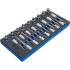 Insert de Servante d Atelier 1/3 - Jeu de 24 Douilles et Embouts 12,5 mm (1/2) Six Pans Intérieurs - Polyvalent - D-Work