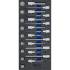 Insert de Servante d Atelier 1/3 - Jeu de 24 Douilles et Embouts 12,5 mm (1/2 ) Six Pans Intérieurs - Polyvalent et Résist - BGS