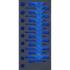 Insert de Servante d Atelier 1/3 Vide - 19,1 x 3,7 x 40,1 cm - Compatible Servante 4116 - Organisation et Gain de P - D-Work