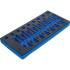 Insert de Servante d Atelier 1/3 Vide - 19,1 x 3,7 x 40,1 cm - Compatible Servante 4116 - Organisation et Gain de P - D-Work
