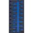 Insert de Servante d Atelier 1/3 Vide - Dimensions 20,4x8,7x43,7 cm - Compatible Servante 4117 - Organisation Optimale - BGS