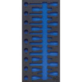 Insert de Servante d Atelier 1/3 Vide - Dimensions 20,4x8,7x43,7 cm - Compatible Servante 4117 - Organisation Optimale - BGS