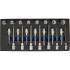 Insert de Servante d Atelier 1/3 - 22 pcs, 12,5 mm (1/2) - Denture Multiple Intérieure XZN - Polyvalence et Précision - D-Work