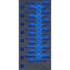 Insert de Servante d Atelier 1/3 Vide - 19,8 x 4,3 x 40,5 cm - Compatible Art. 4118 - Organisation et Gain de Place - D-Work