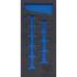 Insert de Servante d Atelier 1/3 Vide - 40,5x3x19 cm - Compatible Art. 4121 - Organisation et Praticité - BGS